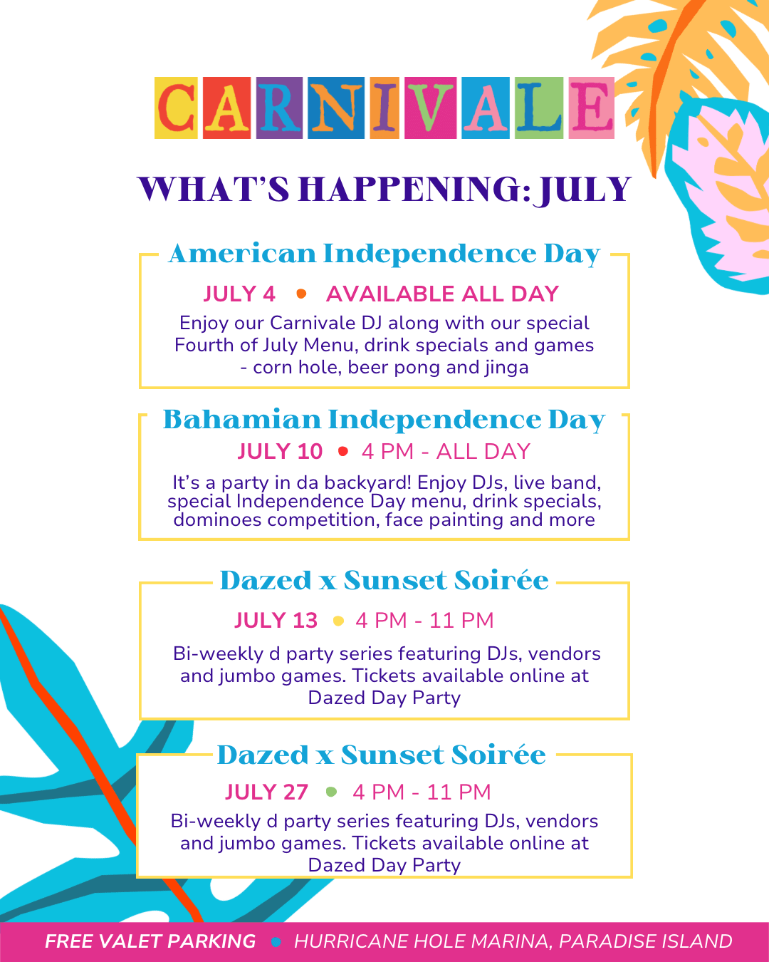 July Activities